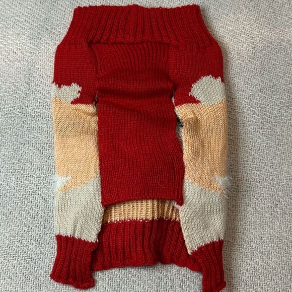 NEW Dog Christmas Sweater Size Small NWOT Santa Red Holiday Gift Cute - Picture 5 of 5